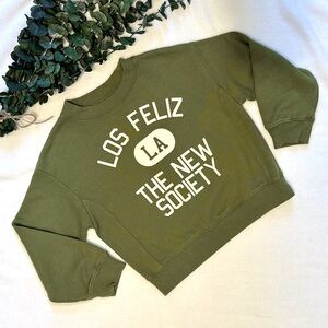 NWT THE NEW SOCIETY Newburry sweatshirt | Khaki size 3 Yrs